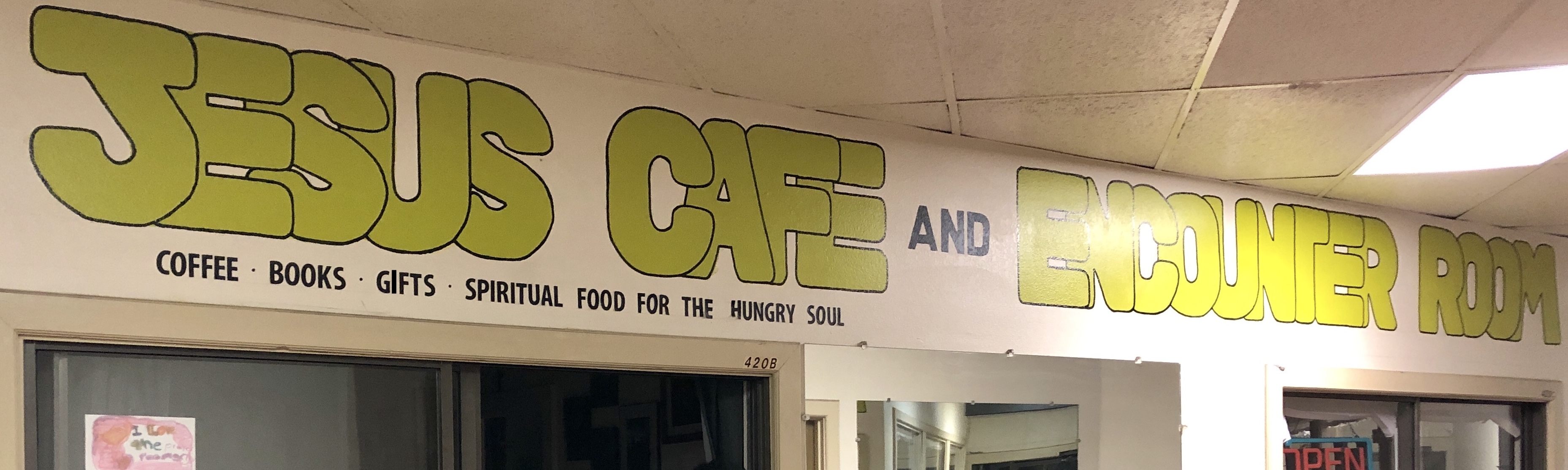 Jesus Cafe and Encounter Room Shop En